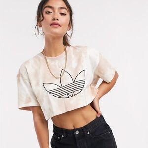 NWT Adidas Tie Dye Crop Top